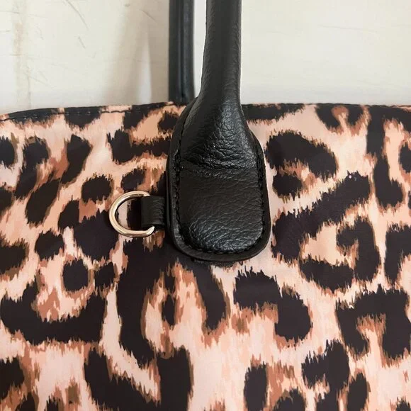 NwT No Boundaries Natural Leopard Tote Bag - Picture 11 of 11